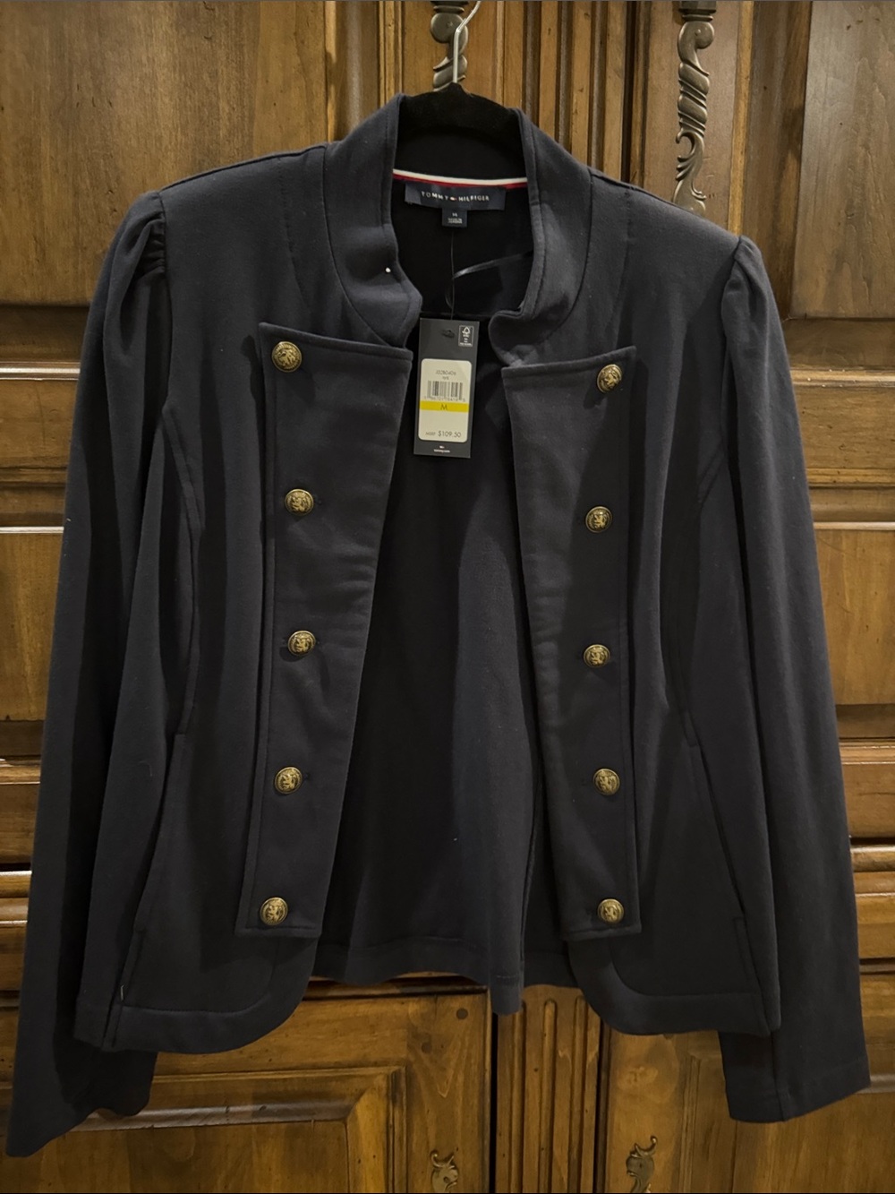 NWT - Tommy Hilfiger Navy Knit Blazer - Medium
